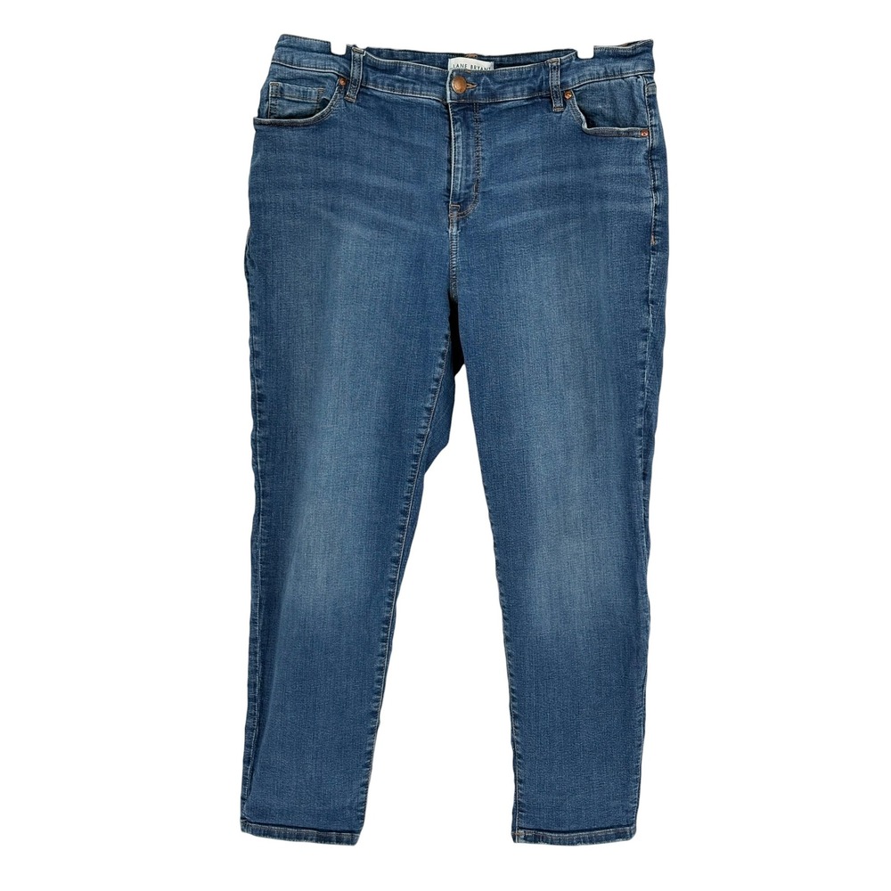 Lane Bryant Jeans Blue Mid Rise Boyfriend Flex Magic Waistband 16